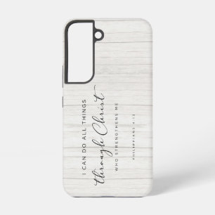 Bible Verse Philippians 4:13 I Can Do All Things Samsung Galaxy Case