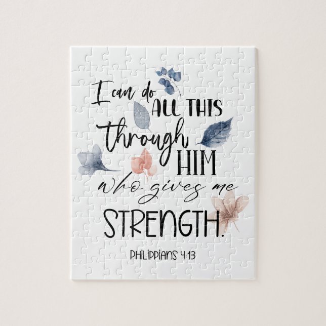 Bible verse Philippians Puzzle (Vertical)