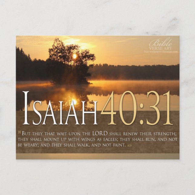 Bible Verse Postcard (Front)