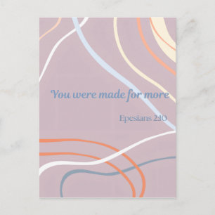 Bible verse postcard Christian typography
