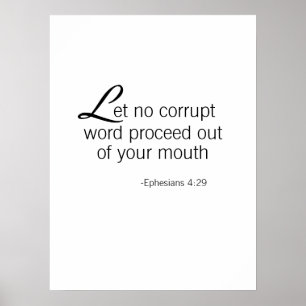 Bible verse poster