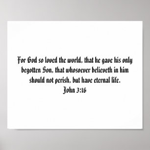 Bible Verse Poster Print Template To Personalise