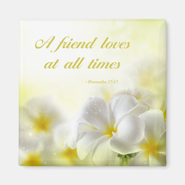 Bible Verse | Proverbs 17:17 | Magnet (Front)