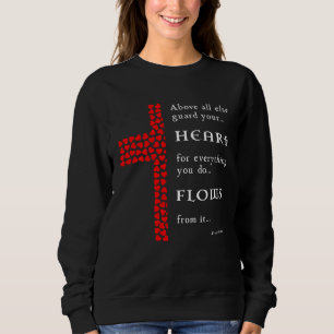Bible Verse Proverbs 423 Christian Cross Religious Sweatshirt