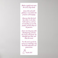 Bible Verse Psalm 100 Serve the Lord