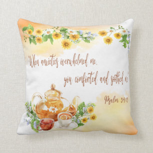 Bible verse - Psalm 94:19 Cushion