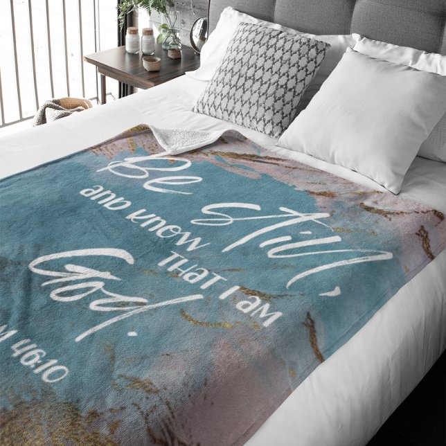 Bible verse Psalm fleece blanket (Creator Uploaded)