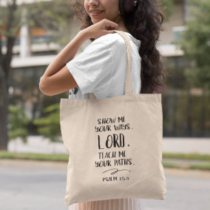 Bible verse Psalm Tote Bag