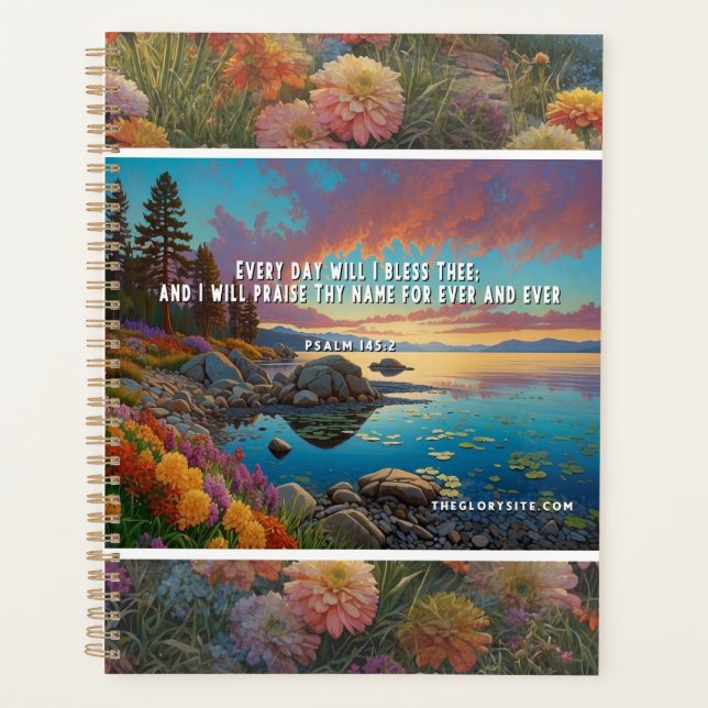 Bible Verse Psalms Planner (Front)