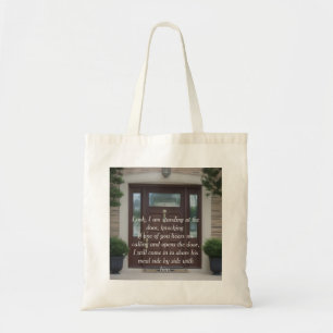 Bible verse Revelation 3:20 Tote Bag-n4 Bag
