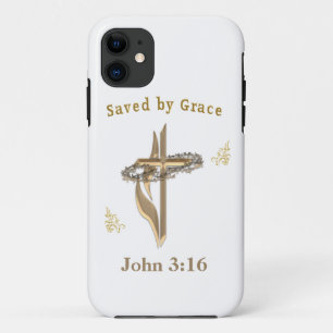Bible Verse saved by Grace Case-Mate iPhone Case