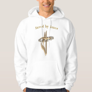 Bible Verse saved by Grace Hoodie