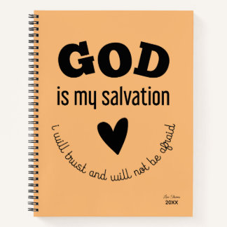 Bible Verse | Scripture Faith Religious Prayer Notebook