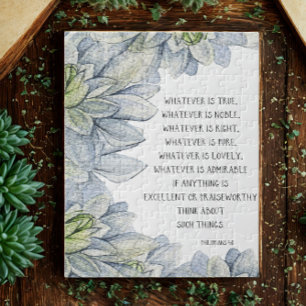 Bible Verse scripture  Jigsaw Puzzle