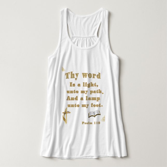Bible verse singlet (Design Front)