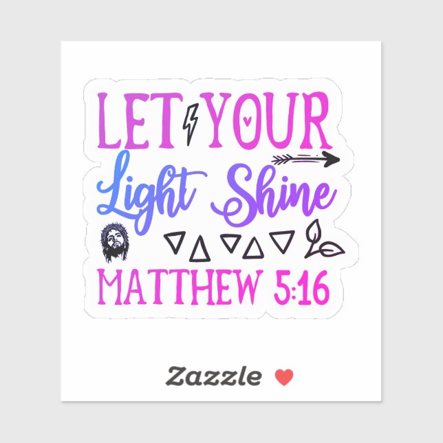Bible Verse Stickers for Creativity (Sheet)