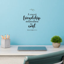Bible Verse Sweet Friendship Scripture Typography 