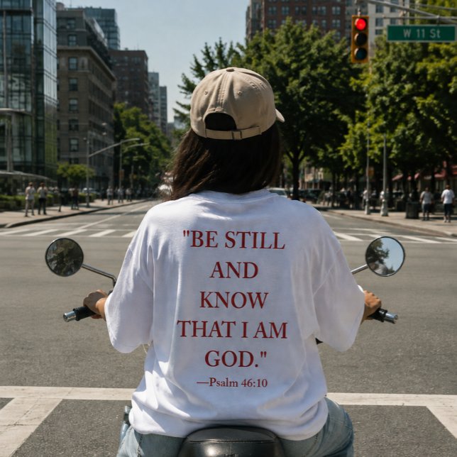 Bible verse T-Shirt Psalm 46:10 (Creator Uploaded)