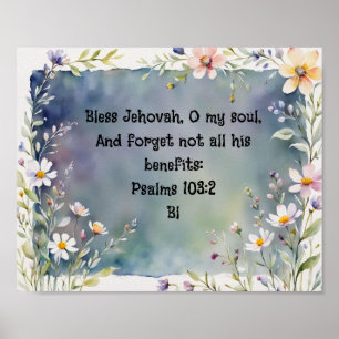 Bible Verse Template, Value Poster Paper (Matte)