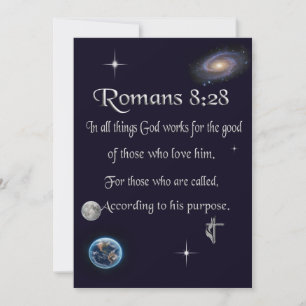 Bible verse thank you card