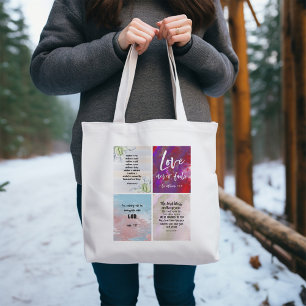 Bible Verse Tote Bag