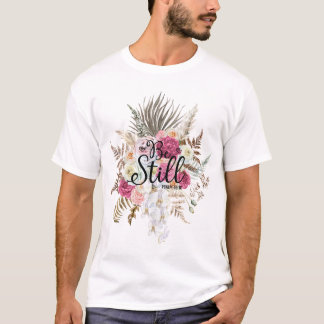 Bible Verse Trendy Floral Pampas Grass T-Shirt