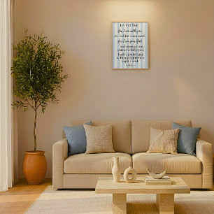 Bible Verse Wall Art, Isaiah 41:10 Poster