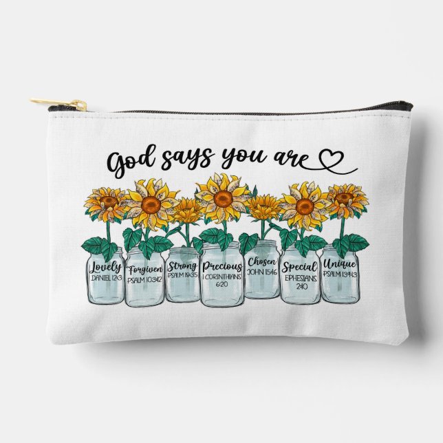 Bible Verses Accessory Pouch (Front)
