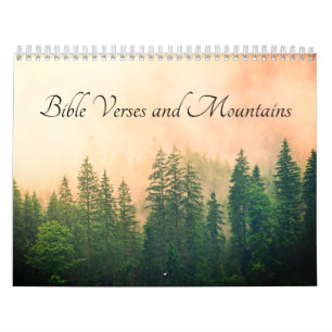 Bible Verses and Mountains Christian Calendar