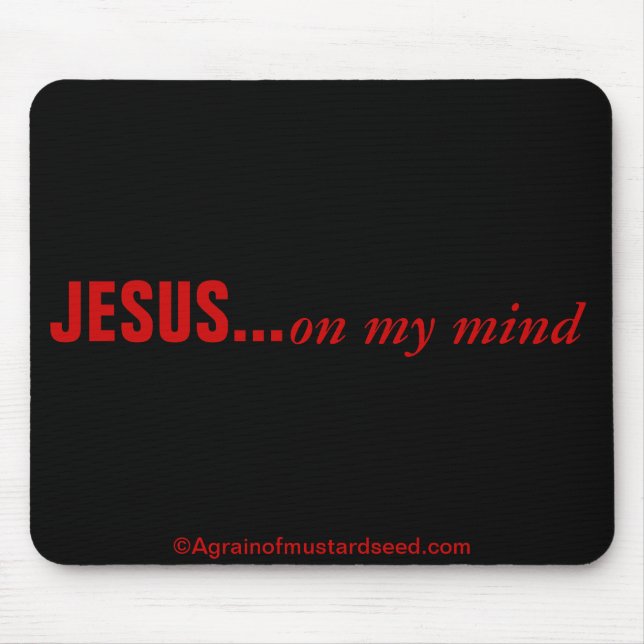 Bible Verses God's Word Mouse Pad (Front)