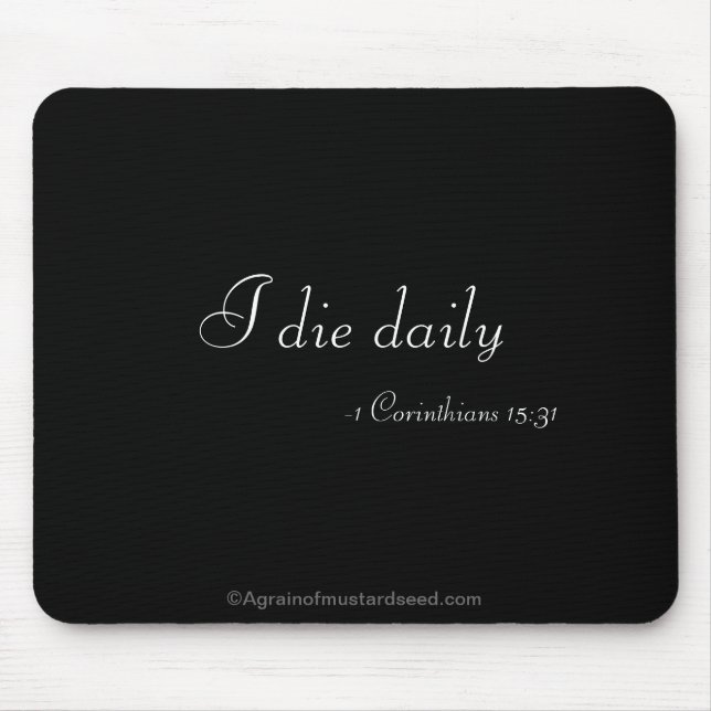 Bible Verses God's Word Mouse Pad (Front)
