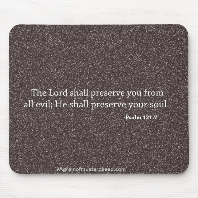 Bible Verses God's Word Mouse Pad (Front)