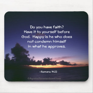 Bible Verses God's Word Mouse Pad