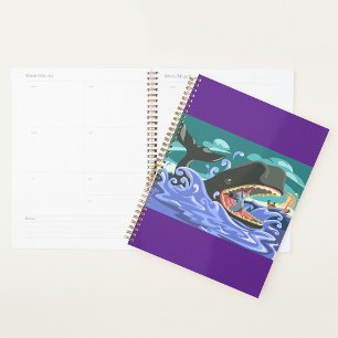 Bible Whale Spiral Planner