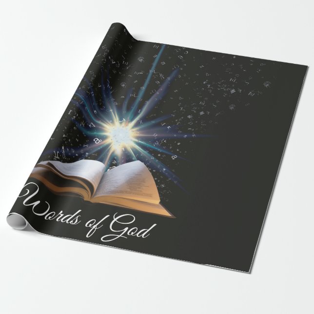 Bible Wrapping Paper (Unrolled)