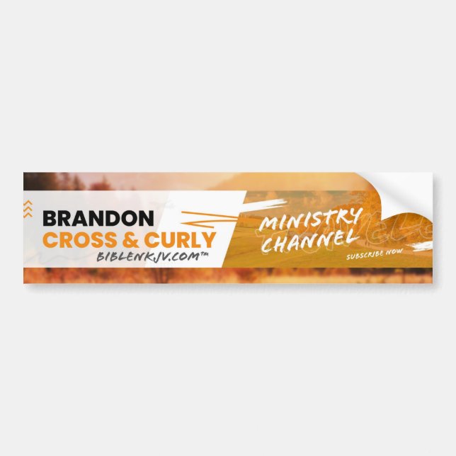 BIBLENKJV.COM™ 🛐 #BSTICKER BUMPER STICKER (Front)