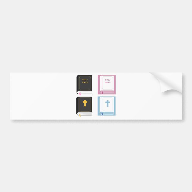 bibles bumper sticker (Front)