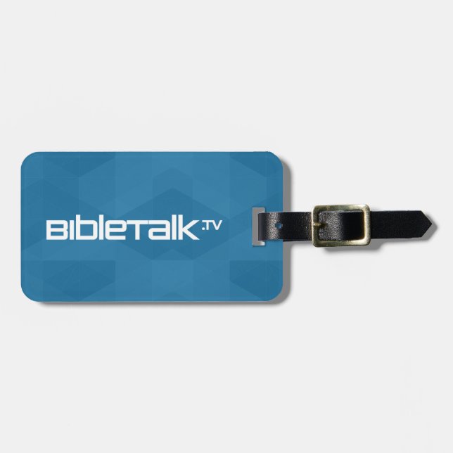 BibleTalk.tv Luggage Tag (Front Horizontal)