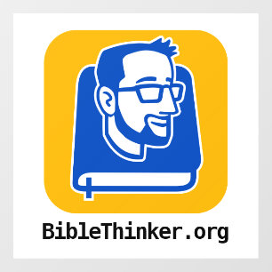 BibleThinker.org Logo Window Cling