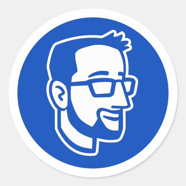 BibleThinker Round Logo Sticker (Front)