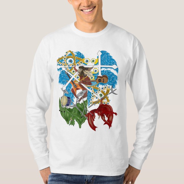 Biblical accurate angel fighting T-Shirt (Front)