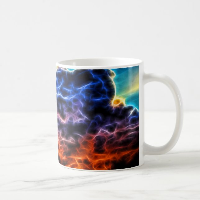 Biblical Electrified Cumulus Clouds Skyscape Coffee Mug (Right)