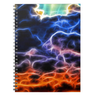 Biblical Electrified Cumulus Clouds Skyscape Notebook