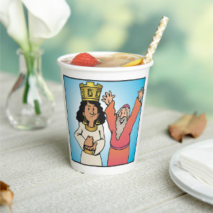 Biblical Figures Paper Cups