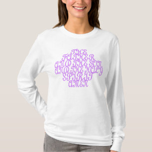 BIBLICAL LACE...(purple) T-Shirt