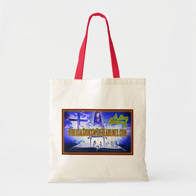 Biblical Signs ITH "2017 CHRISTMAS" Tote Bag (Front)