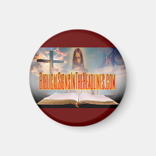 Biblical Signs Magnet (Round)