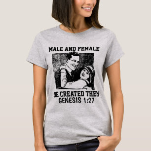 BIBLICAL TRADITIONAL MARRIAGE CHRISTIAN T-SHIRTS