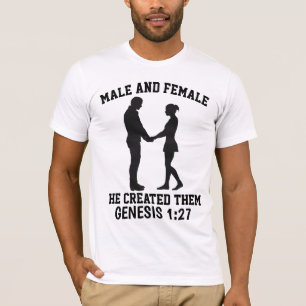 BIBLICAL TRADITIONAL MARRIAGE CHRISTIAN T-SHIRTS