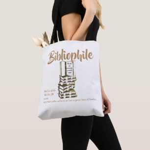Bibliophile 2-sided tote bag